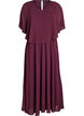 A-Linie Maxikleid mit kurzen &Auml;rmeln, Rot, Packshot image number 0