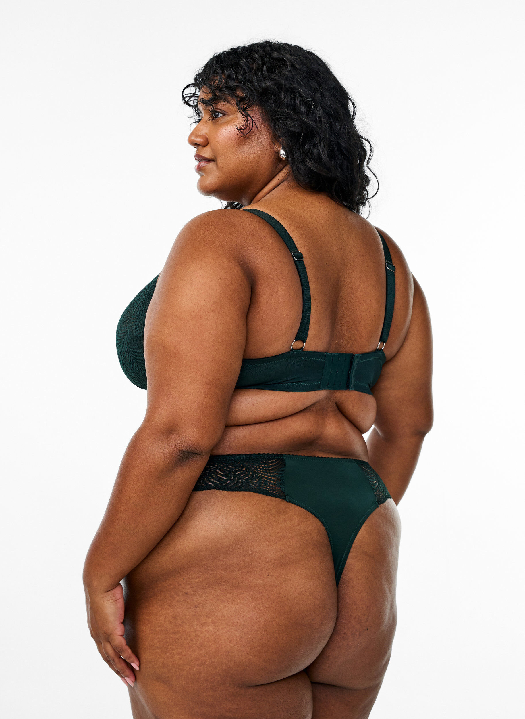 ZizziFull-Cover-BH mit B&uuml;gel und Spitze, Gr&uuml;n, Model image number 2