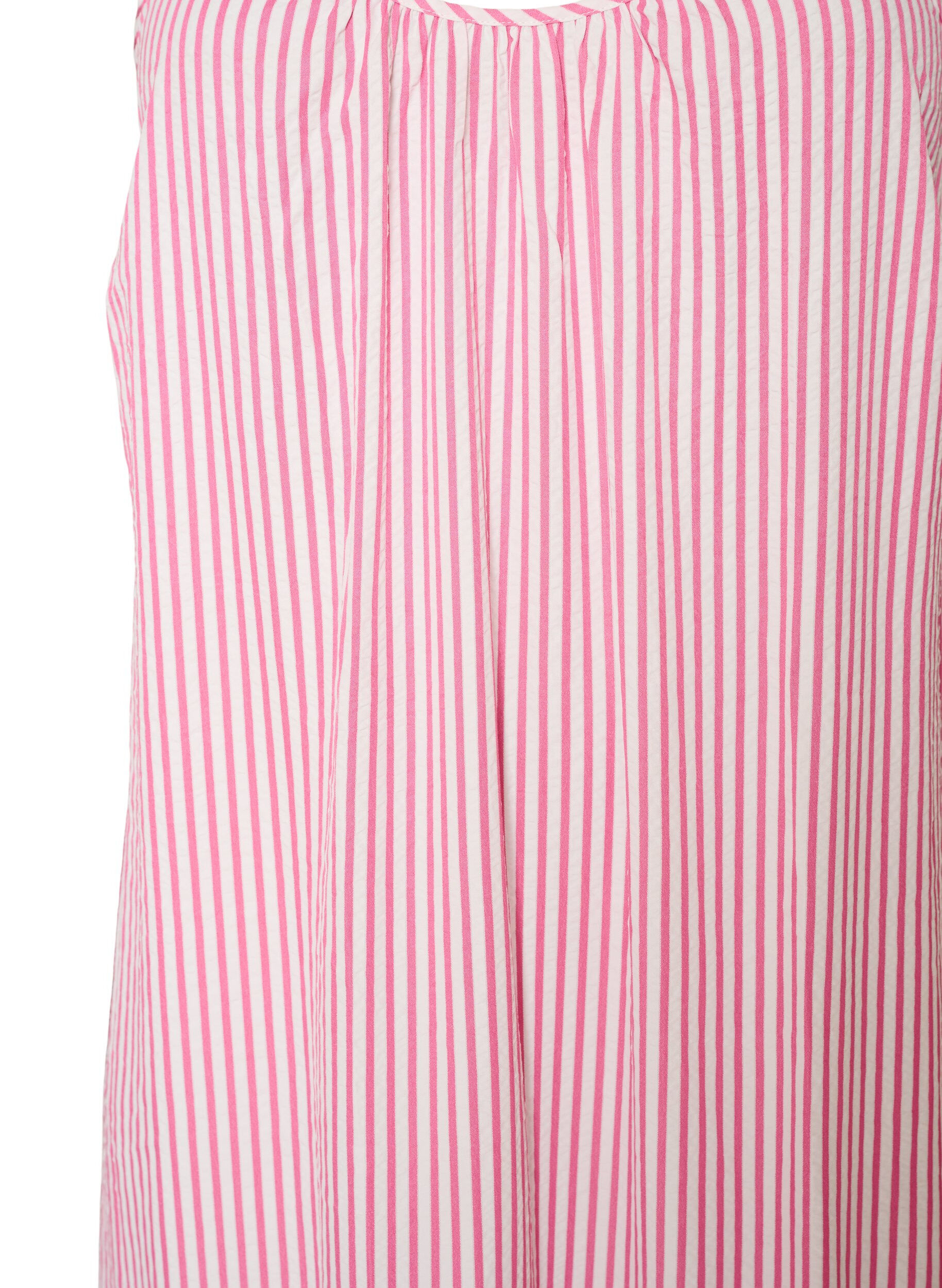 ZizziSommerkleid mit Streifen und A-Linie, Pink, Packshot image number 2