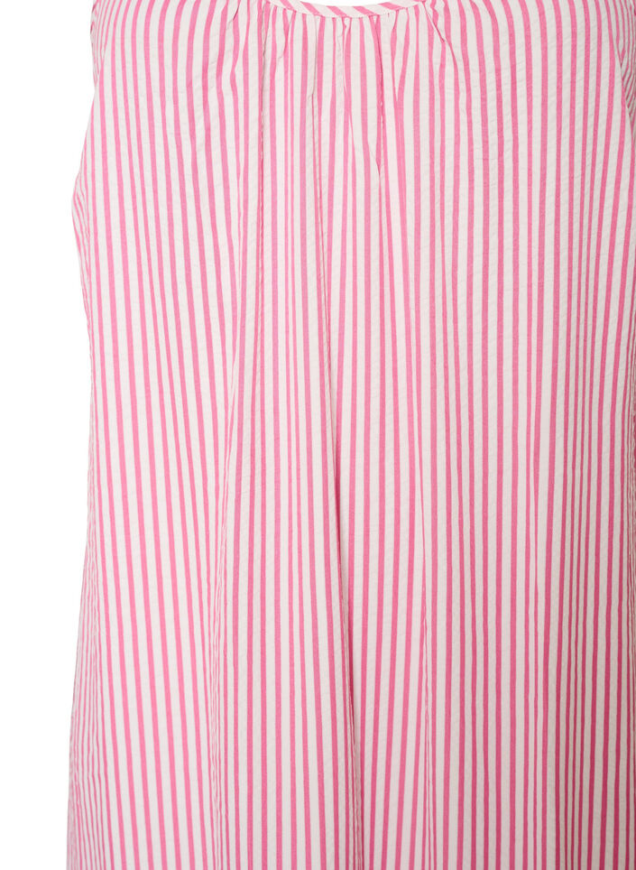 Sommerkleid mit Streifen und A-Linie, Pink, Packshot image number 2
