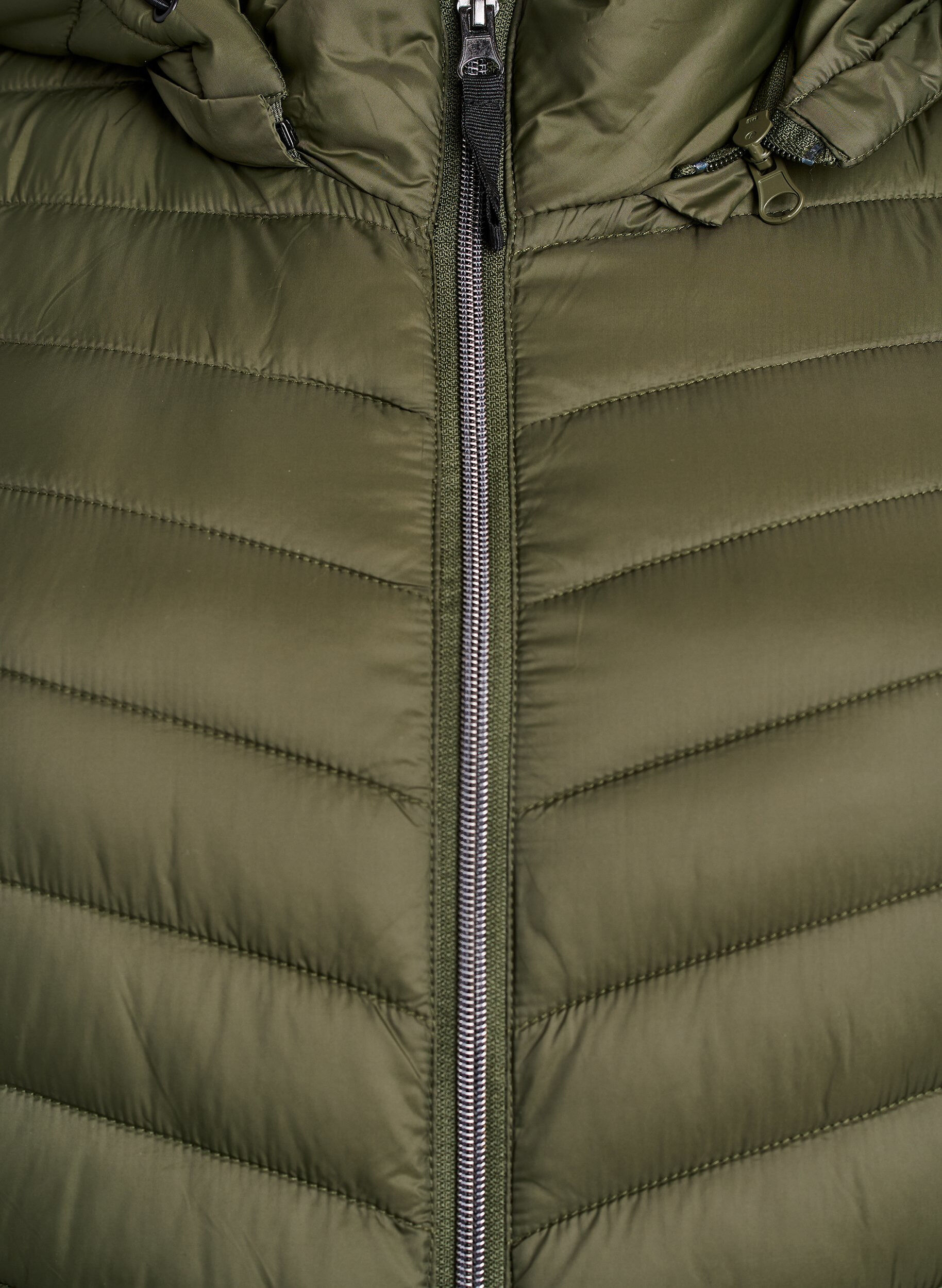 ZizziLeichte Jacke mit Taschen und abnehmbarer Kapuze, Gr&uuml;n, Packshot image number 2