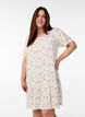 Kleid aus Viskose mit Schnittlinie, Wei&szlig;, Model image number 0