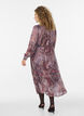 Midikleid mit Paisley-Muster und elastischem Bund, Lila, Model image number 1