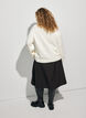 Pullover mit Zopfmuster, Vanille, Model image number 2