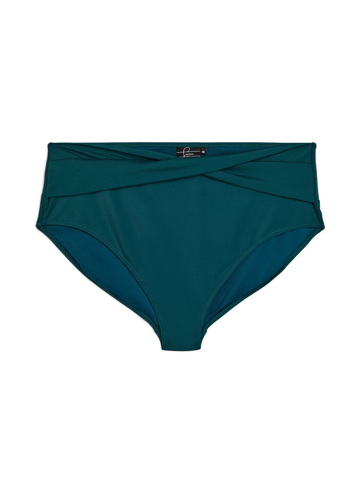 Bikini-Slip mit Wickeldetail, Gr&uuml;n, Packshot