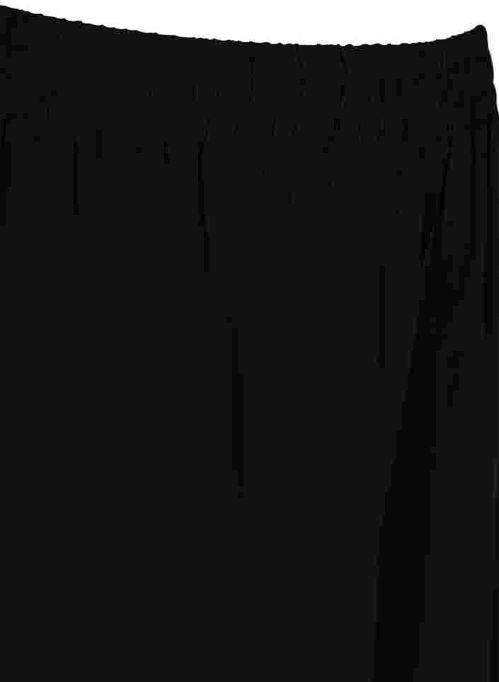 Lockere Shorts mit Gummibund, Black, Packshot image number 2