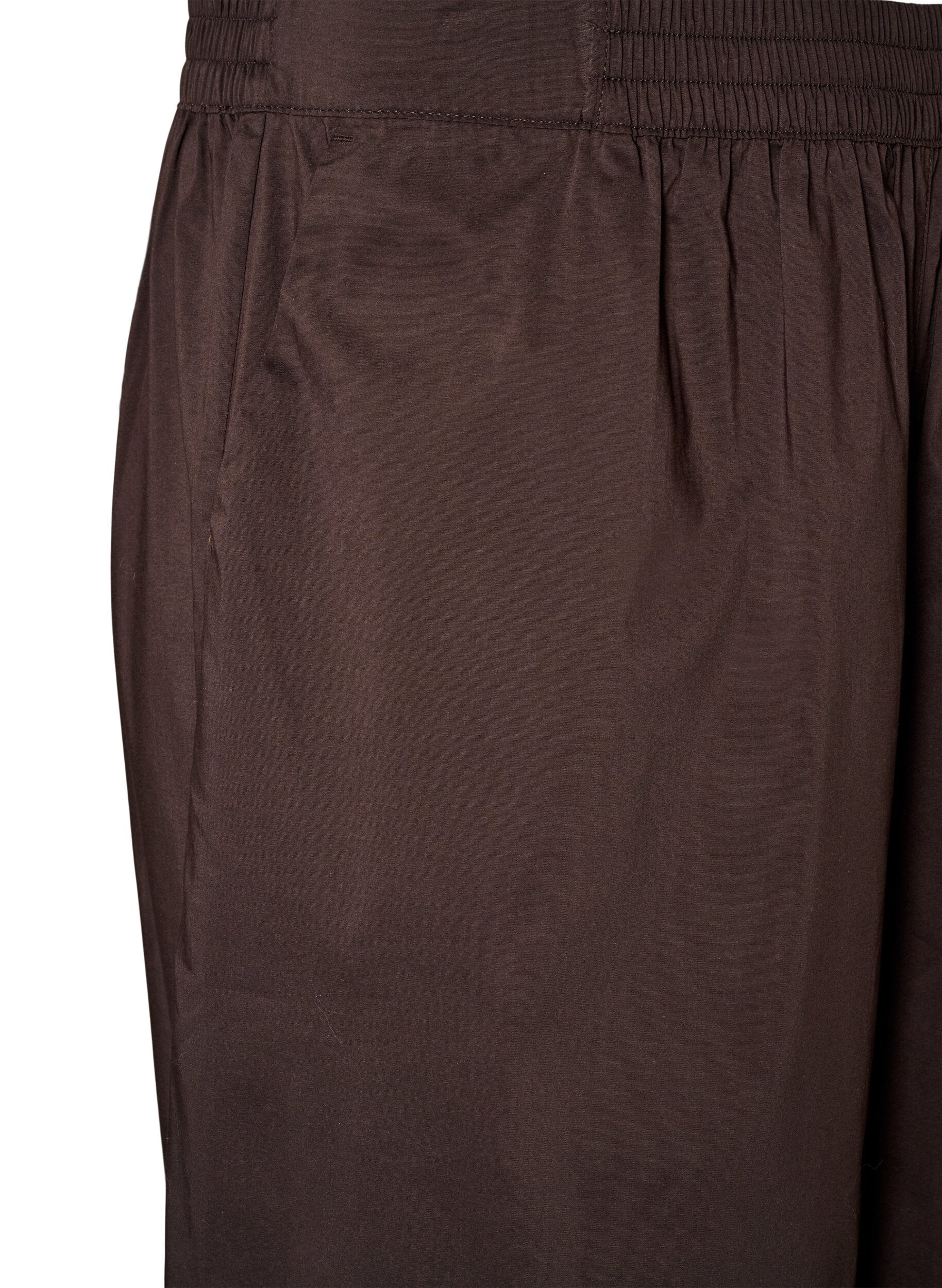 ZizziBallonhose mit Taschen und elastischem Bund, Braun, Packshot image number 2