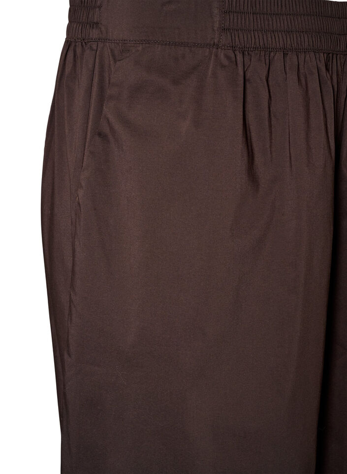 Ballonhose mit Taschen und elastischem Bund, Braun, Packshot image number 2
