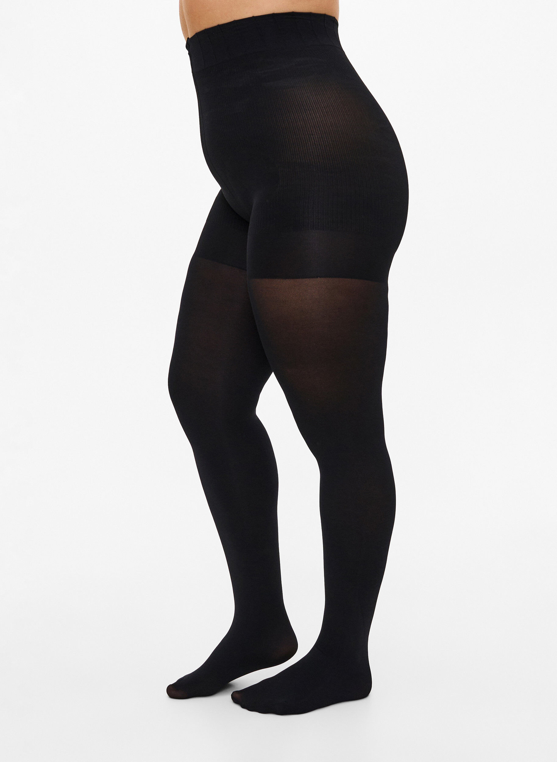 Strumpfhose 100 denier mit Push-up, Schwarz, Model