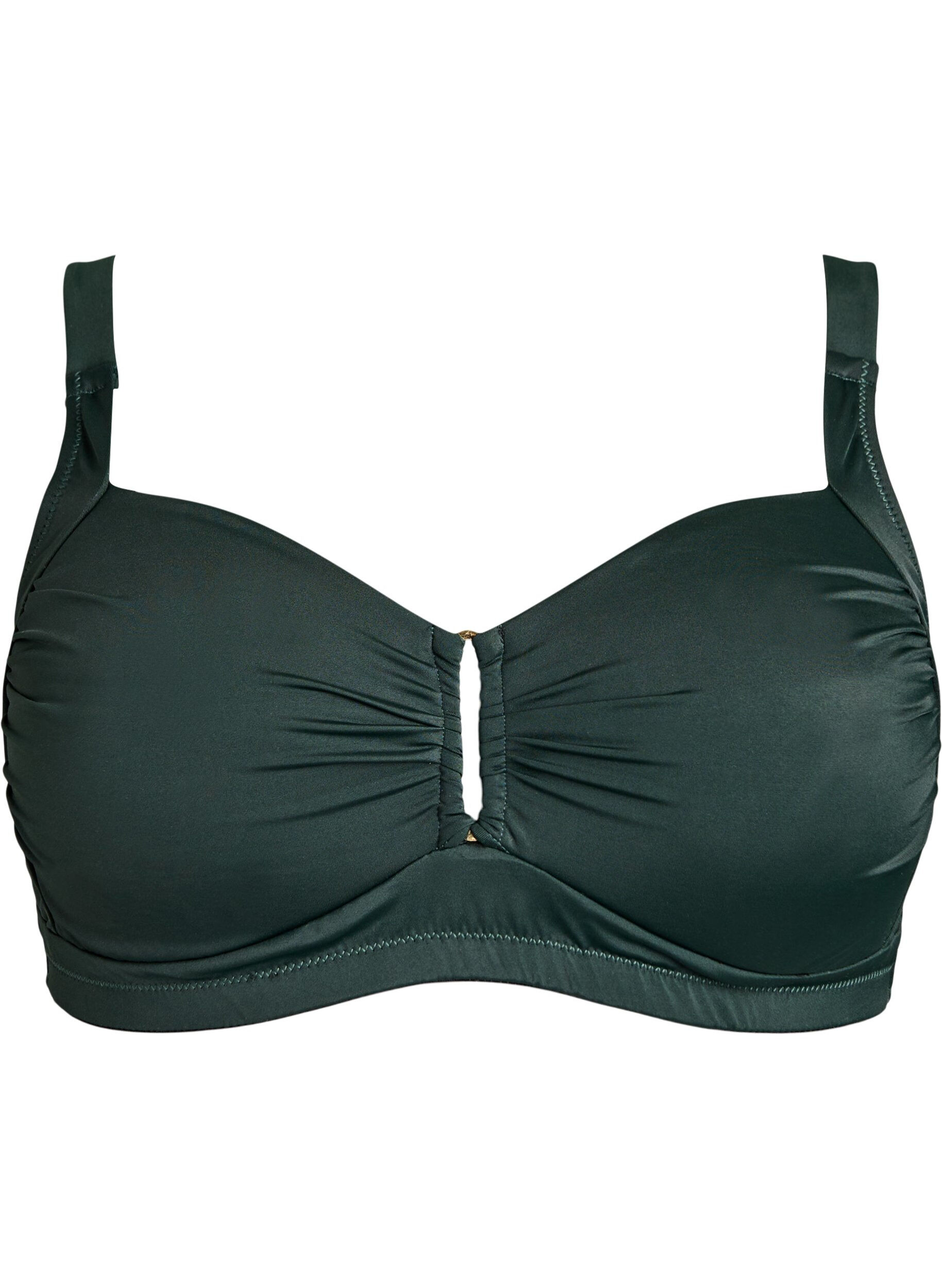 Gepolstertes Bikini Top mit Ringdetail