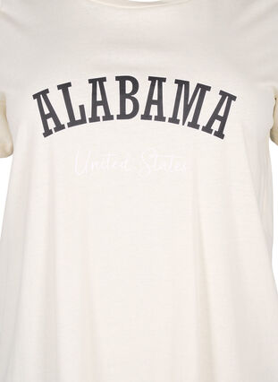 T-Shirt aus Baumwolle mit Textaufdruck, Antique W. Alabama, Packshot image number 2