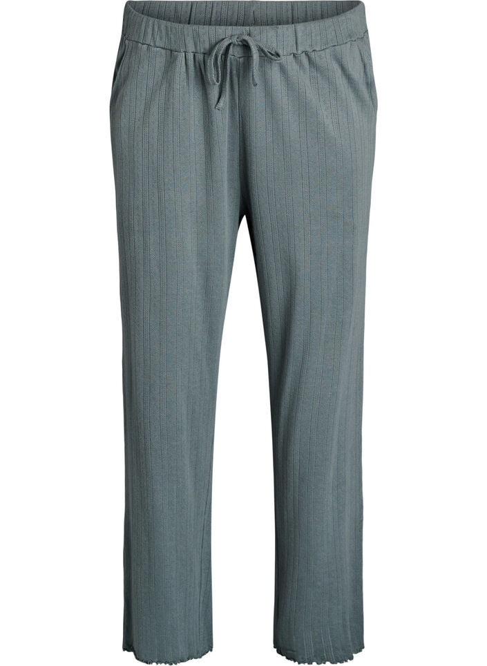 Nachthose aus Baumwolle, Grün, Packshot image number 0