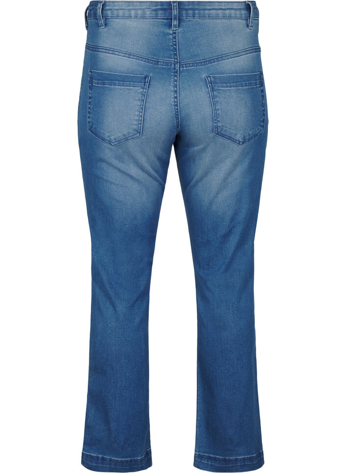 Slim Fit Emily Jeans mit normaler Taillenh&ouml;he, Blau, Packshot image number 1