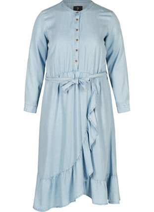 Kleid, Light blue denim, Packshot image number 0