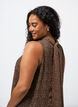 Midikleid aus Chiffon mit Leo-Print und Bindeband in der Taille, Braun, Model image number 3