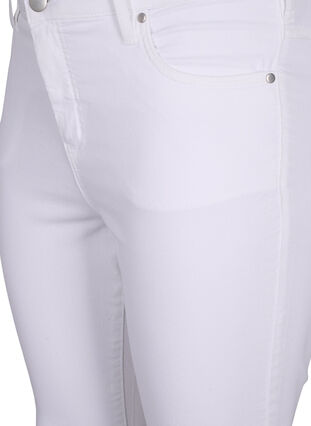 Hochtaillierte Super Slim Amy Jeans, White, Packshot image number 2
