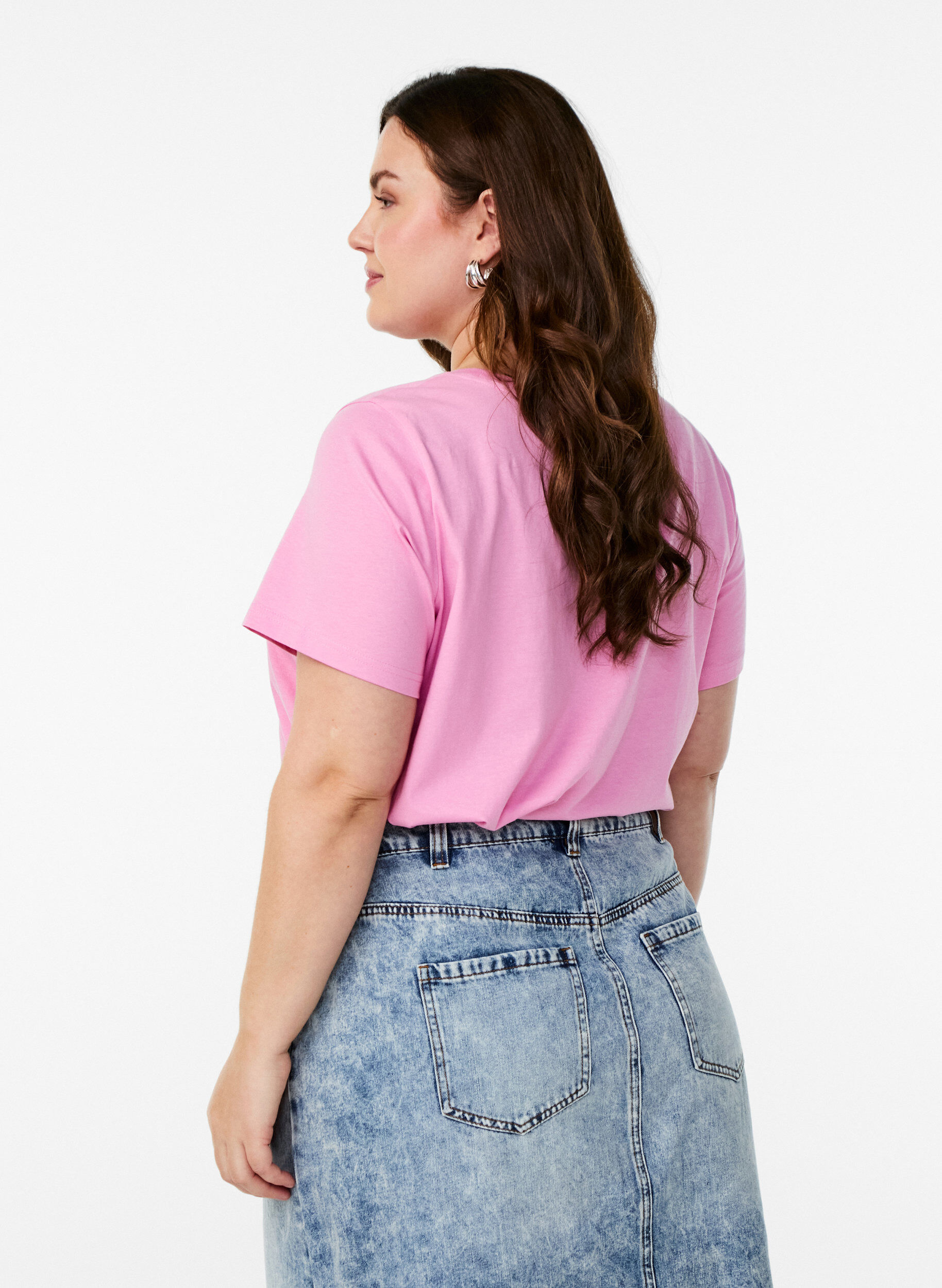 ZizziT-Shirt mit Erdbeer-Stickerei, Begonia P. W. Berry, Model image number 1