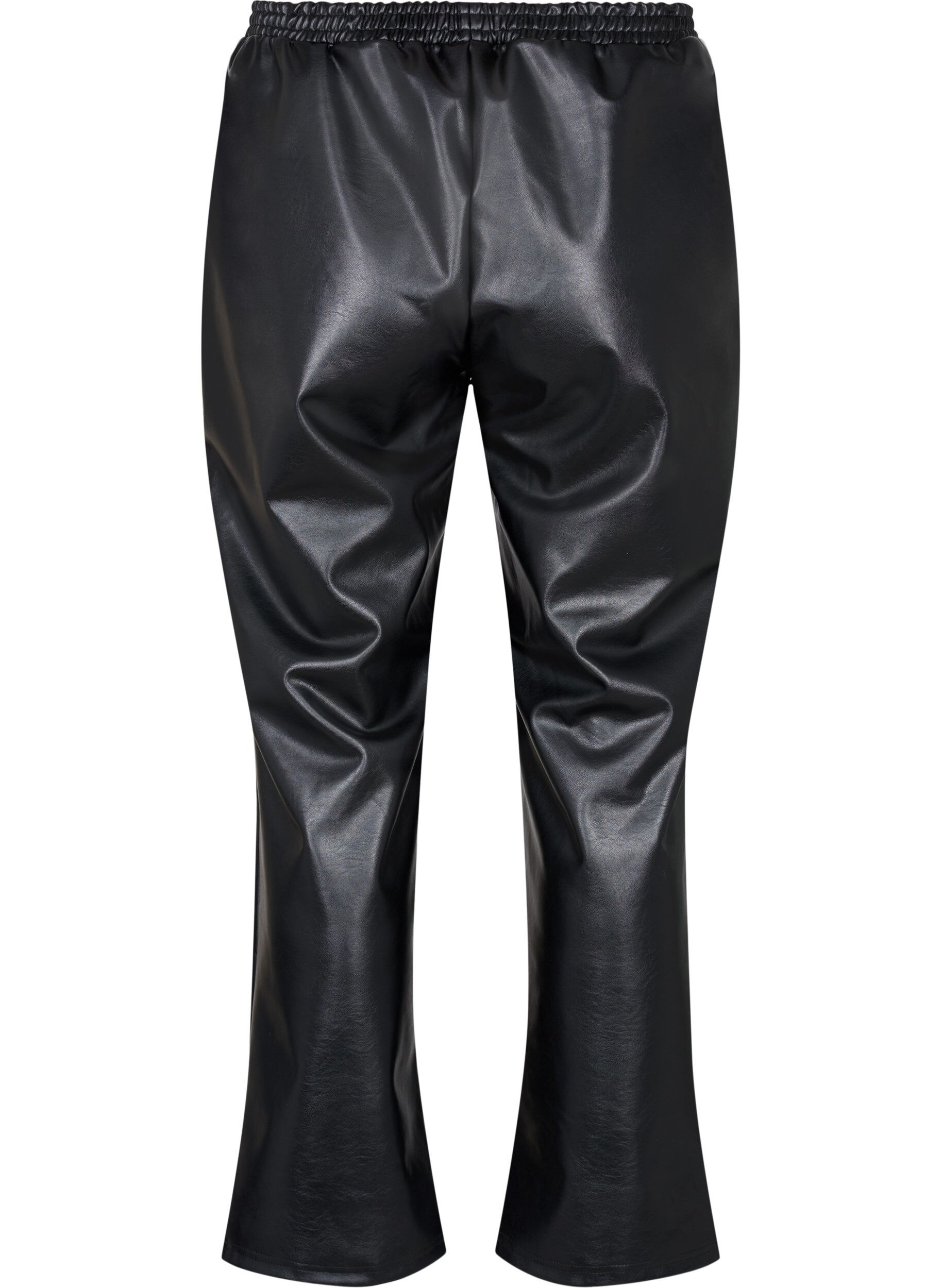 ZizziKunstlederhose mit Taschen, Black, Packshot image number 1
