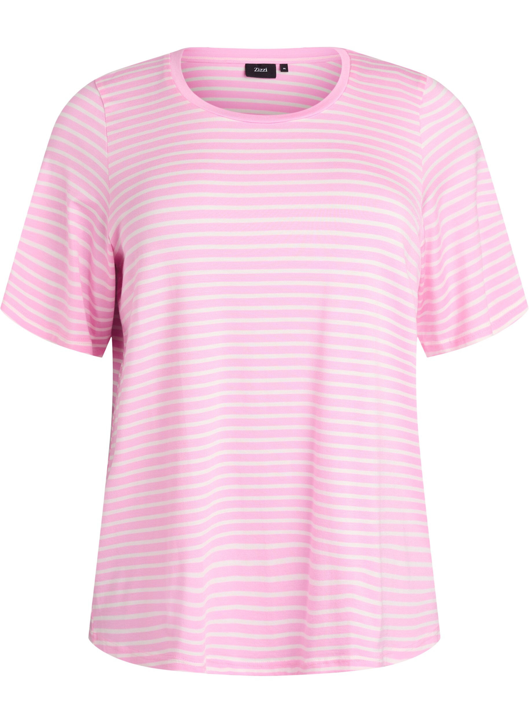 T-Shirt mit TENCEL&trade; Lyocell und Streifen