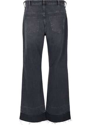 Wide Fit Jeans mit hoher Taille, Grey Denim, Packshot image number 1