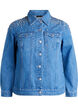 Jeansjacke mit Strasssteinen, Blau, Packshot image number 0
