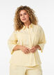 Gestreifte Bluse in lockerer Passform, Gelb, Model image number 0