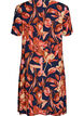 A-Linien-Kleid aus Viskose, Orange, Packshot image number 1