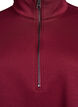 Kurzärmeliges Sweatshirt mit hohem Kragen, Dunkles Bordeaux, Packshot image number 2