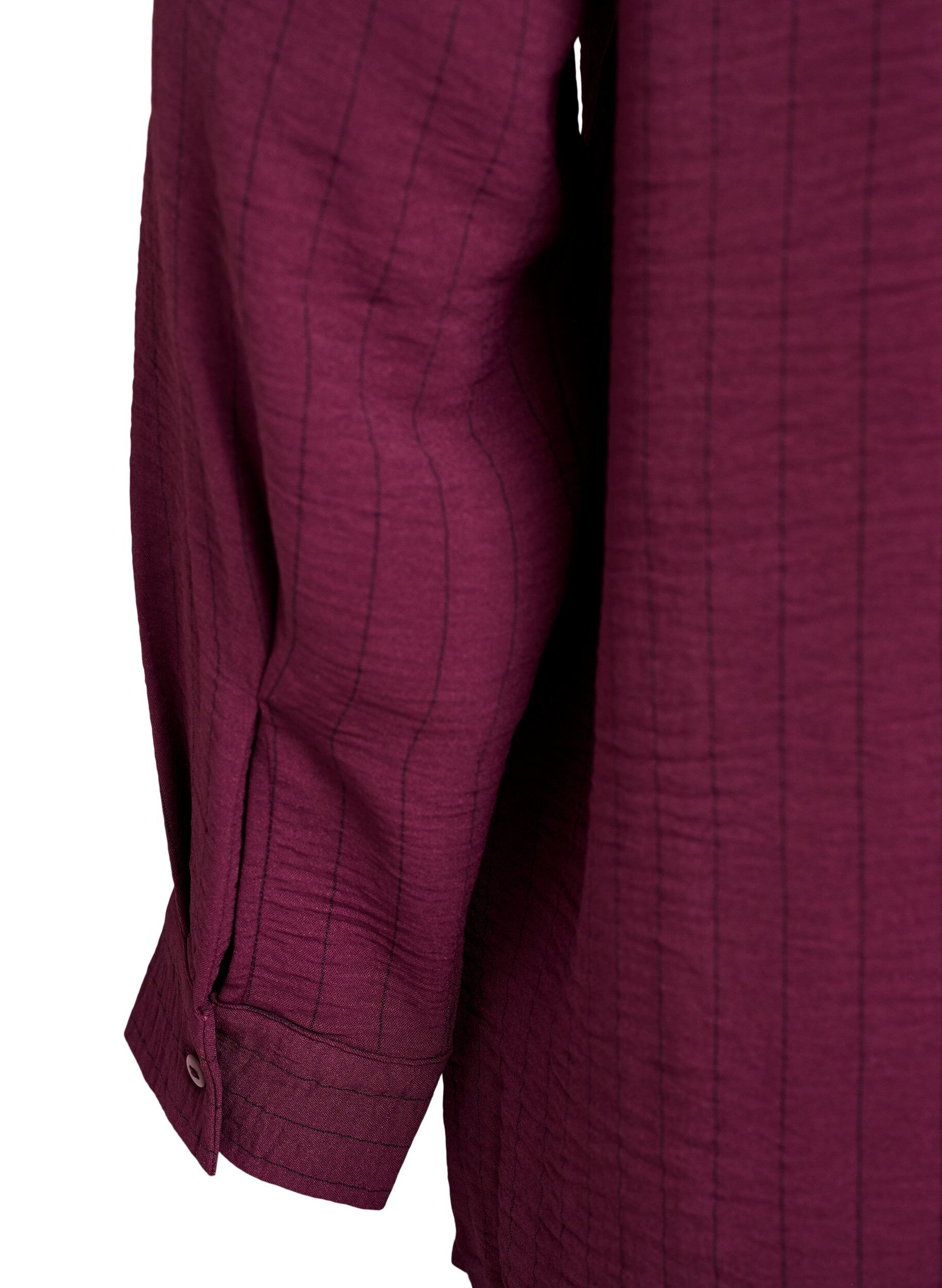 ZizziFLASH - Nadelstreifenbluse , Rot, Packshot image number 3