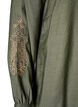 Bluse aus Viskose mit bestickten &Auml;rmeln, Gr&uuml;n, Packshot image number 3
