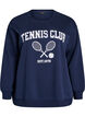 Sportliches Sweatshirt mit Aufdruck, Blau, Packshot image number 0