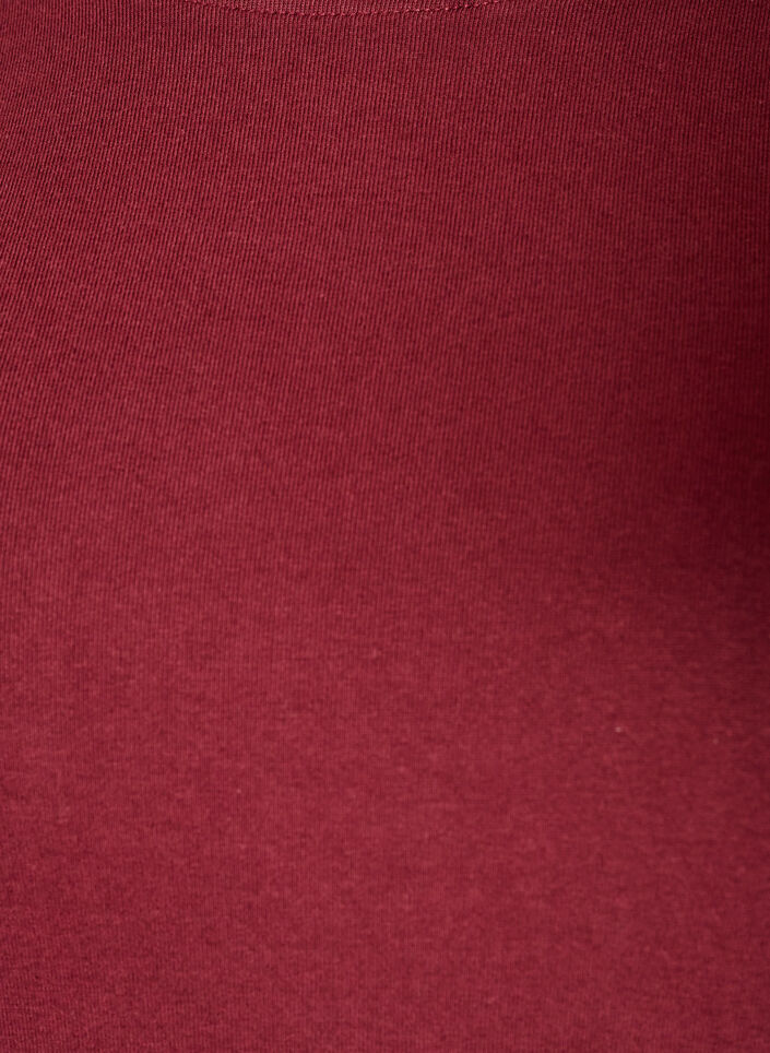Langarm-Basic-T-Shirt mit Rundhalsausschnitt, Rot, Packshot image number 2