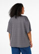 Oversize-Bluse mit Muster, Blau, Model image number 2