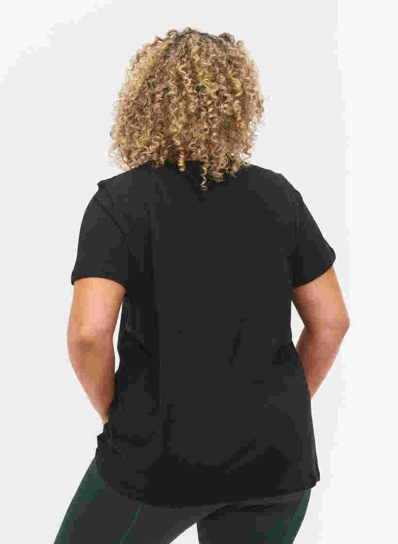 Trainings-T-Shirt mit Print, Black A.C.T.V, Model image number 1