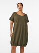 Kurzarm Kleid aus Baumwolle, Gr&uuml;n, Model image number 0