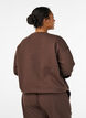 Sweatshirt mit Motiv, Braun, Model image number 2