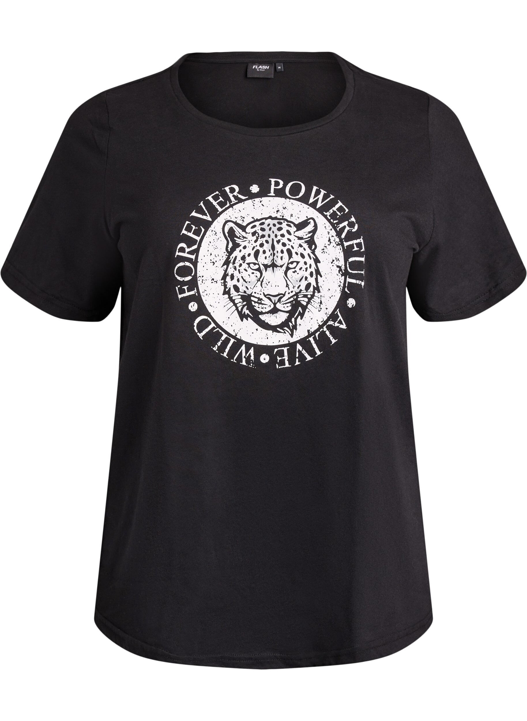 ZizziT-Shirt mit Print, Schwarz, Packshot image number 0