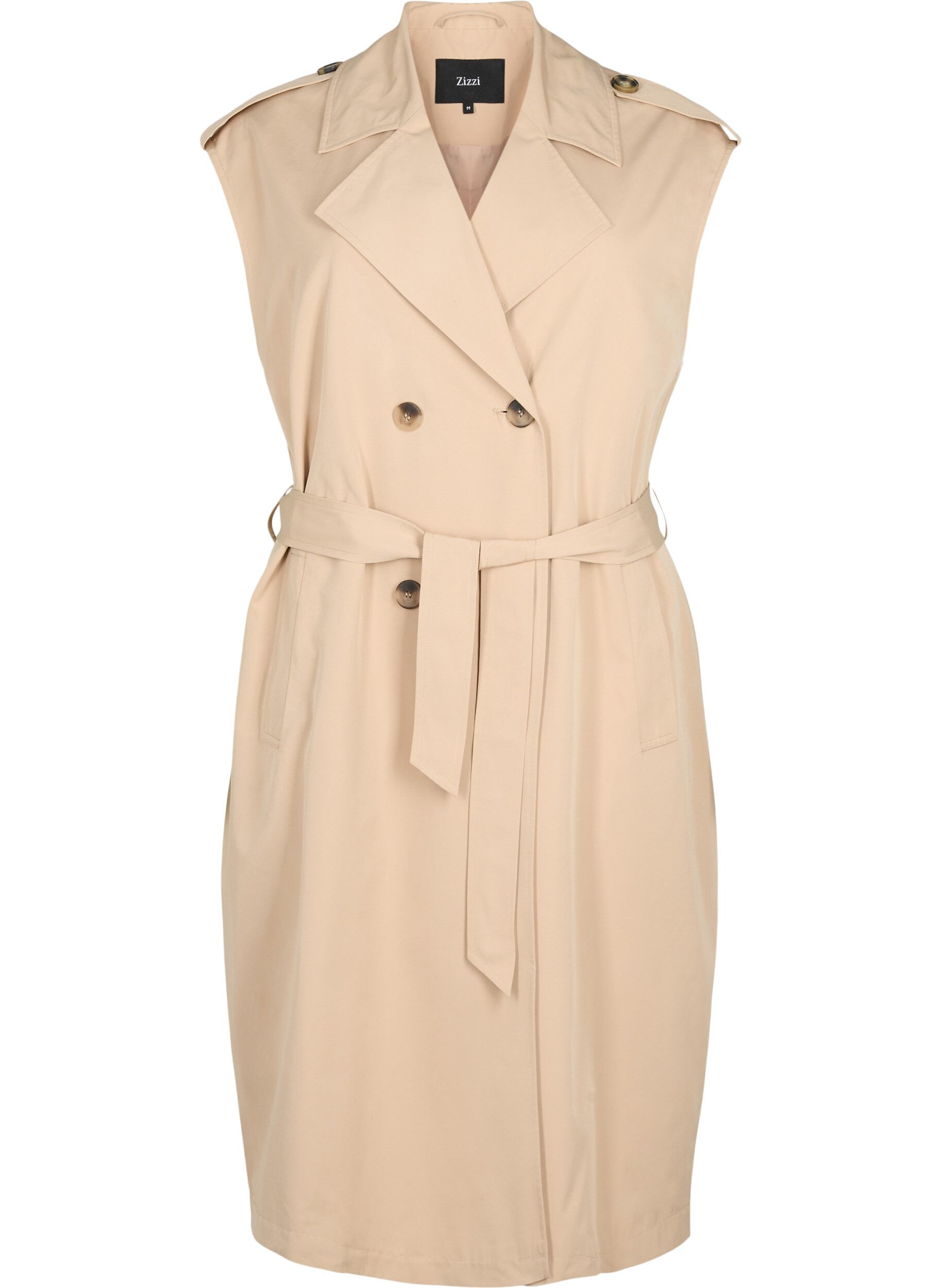 ZizziLange Weste mit G&uuml;rtel, Nomad, Packshot image number 0