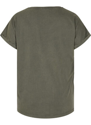 T-Shirt aus Bio-Baumwolle mit Aufdruck, Ivy acid Lion as s, Packshot image number 1