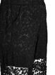 Hoch taillierte Spitzenhose mit geraden Beinen, Schwarz, Packshot image number 2