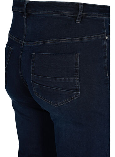 Gemma Jeans in normaler Passform mit hoher Taille, Dark blue, Packshot image number 3