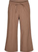 Lockere Hose mit hohem Bund und Taschen, Braun, Packshot image number 0