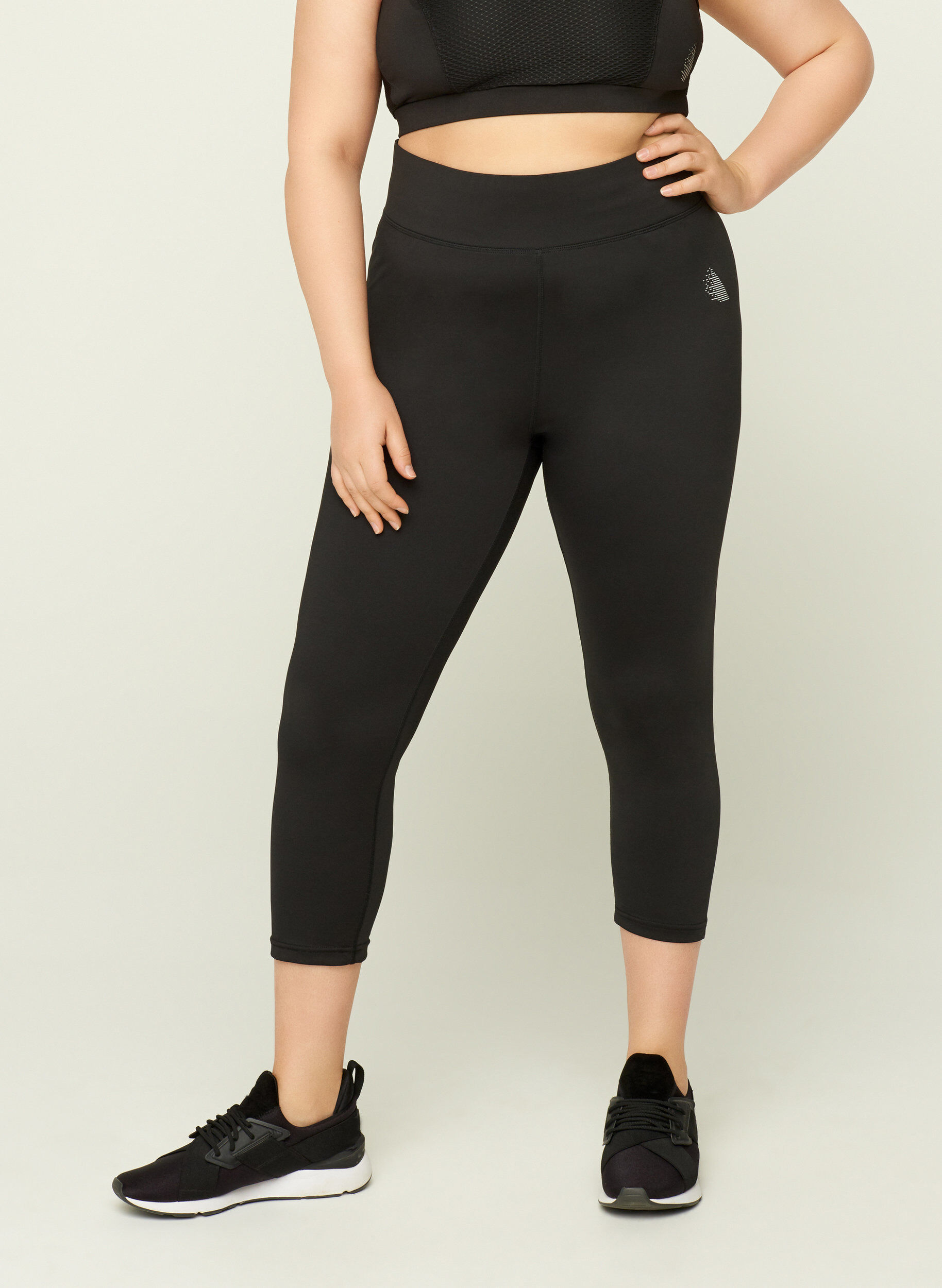 Zizzi3/4-Trainingshose, Black, Model image number 2