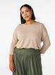 Bluse aus Jersey mit 3/4-&Auml;rmeln, Beige, Model image number 0