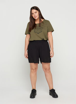 T-Shirt mit Print, Ivy Green WONDER, Model image number 2