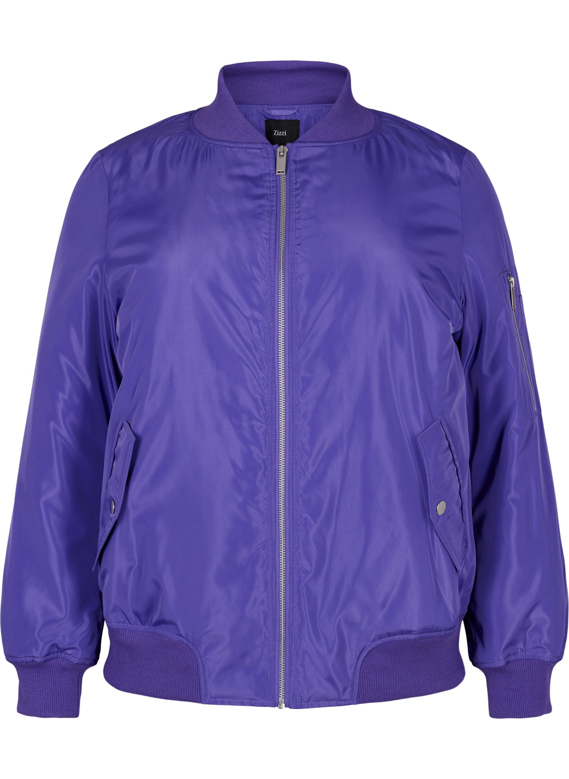 ZizziBomberjacke mit Rei&szlig;verschluss, Purple Opulence, Packshot image number 0