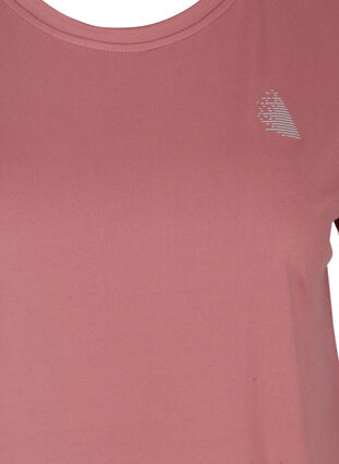 Einfarbiges Trainings-T-Shirt, Baroque Rose, Packshot image number 2
