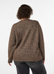 Pullover mit V-Ausschnitt, Braun, Model image number 2