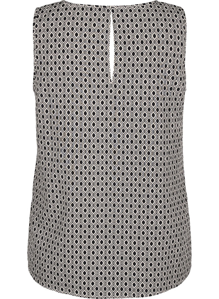 Flash – Ärmelloses Top mit Aufdruck, Schwarz, Packshot image number 1