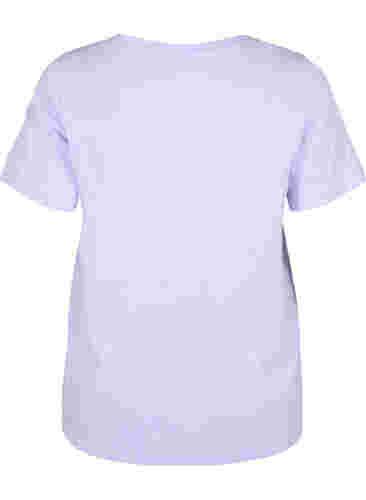 T-Shirt aus Baumwolle mit Print, Lavender COLOR, Packshot image number 1